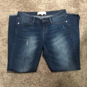 Cafe Demin. 3/4. Crop Jeans. EUC.